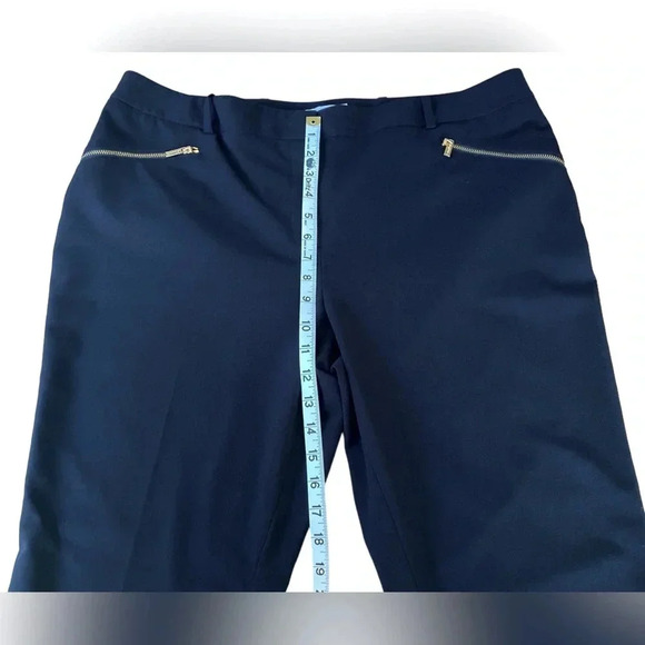 Calvin Klein, Tailored Straight-Leg Pants, Size 16, Black - Picture 6 of 9